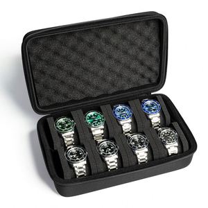 Boîte à montres à 8 emplacements, étui rigide en EVA pour organiser les montres, étui de rangement en EVA pour montres - Product Image 1