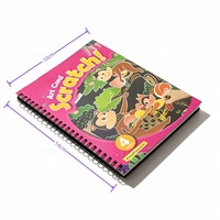 Carnet de Peinture Magique à Gratter pour Enfants 3-6 Ans, Ensemble de Jouets Éducatifs de Dessin, Fournisseur OEM en Gros