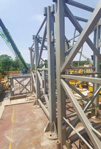Used QTZ100 Second-Hand Construction <strong>Crane</strong> <strong>Tower</strong> Machine 6t 60m High-Rise Powerhouse with Flat Top and Gearbox Core Component - Product Image 2