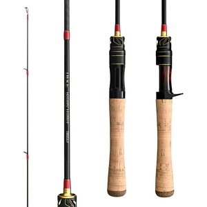 Caña de Pesca de 5 pies, 5 pies 6 pulgadas, 6 pies, de Acción Rápida UL, <span class=keywords><strong>2</strong></span> Piezas, con Anillas Fuji, Punta Compuesta de Espiral Invertida de Alto Carbono, Mango de Corcho, para Spinning y Casting, <span class=keywords><strong>2</strong></span>-6 lb, 1-8 g - Product Image 1