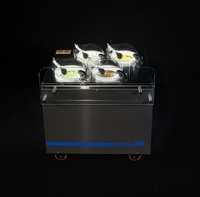 Fabricante De Maquinas Para Hacer Helados Model Galaxy Pro V4 Alles In Één Afspeelbare Karnen Gelato Machine Nsf Ce Gecertificeerd