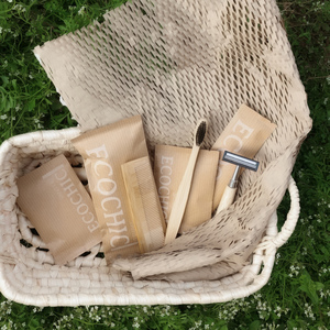 <span class=keywords><strong>Kit</strong></span> de rasage dentaire en papier kraft biodégradable écologique de luxe pour chambres d'hôtel jetables - Product Image 1