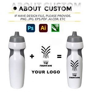 Bouteille d'eau de sport en plastique sans BPA de 600 ml avec logo personnalisé, bouteille à presser promotionnelle, gourde de sport pour le cyclisme en plein air - Product Image 3
