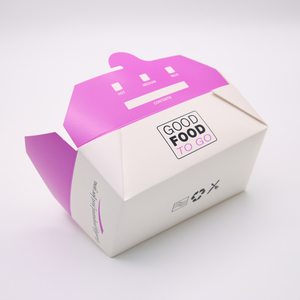 Customized printed logo eco friendly kraft foldable packaging sushi togo takeaway take out lunch food paper box