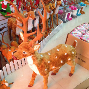 Simulación de decoración navideña, accesorios para escaparates navideños con renos y ciervos, adornos para mostradores de escritorio. - Product Image 2