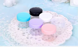 Multi-purpose Transparent Empty <b>Plastic</b> Makeup <b>Jars</b> 2g 3g 5g 10g 15g 20g Refillable Cosmetic Sample Pots for Lip Balm Cream Eyes - Product Image 6