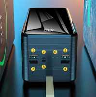 Banco de Energía de Gran Capacidad, 50000mAh, Portátil para Todos los Teléfonos Móviles