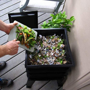 Boîte et tour de compostage pour vers de terre, pour déchets de cuisine, élevage de vers, <span class=keywords><strong>engrais</strong></span> organique, jardinage extérieur et pêche - Product Image 3