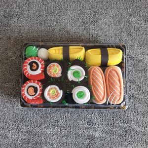 Ensemble de chaussettes en coton personnalisé personnalisé <span class=keywords><strong>Pizza</strong></span> Hamburg Sushi Harajuku motif jetable décontracté pour la boîte-cadeau d'automne incluse - Product Image 6