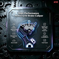 Ensemble d'étrier de frein arrière en aluminium CNC 6061 Surron Light Bee X Ultra Bee KYZ, haute performance, robuste, pour mise à niveau de motocross