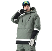 Combinaison de ski pour homme, veste et pantalon, tenue de snowboard en deux pièces