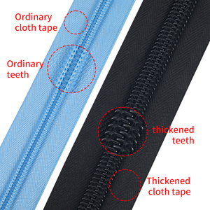 Oco nhà máy giá liên tục chuỗi Nylon dây kéo cuộn 3 #5 #7 #8 #10 # dây kéo chuỗi dài cho ghế sofa - Product Image 2