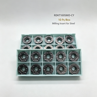Plaquettes de fraisage indexables en carbure DLT RDKT1605MO CY JF5025 CVD, revêtement OEM, résistantes à l'usure, haute performance, pour tournage et fraisage CNC
