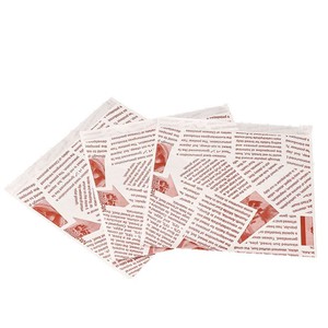 Bolsas de Papel para Hamburguesas con Logotipo Personalizado, Papel Kraft de Grado Alimenticio, Envoltorio Antigrasa para Llevar - Product Image 4