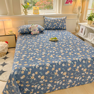 Bán Hàng Nóng Châu Âu Phong Cách Bông Tấm Ga Giường Bộ Đồ Giường Đặt Mềm Dày Thoáng Khí Vua Nữ Hoàng Đầy Đủ Kích Thước 100% Bông Tấm Ga Giường - Product Image 3