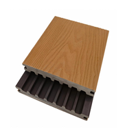 Plancher composite moderne tendance 140x23 WPC antidérapant à clipser, étanche pour parcs, balcons, toits, jardins et terrasses