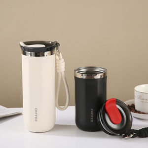 Vaso Térmico de Acero Inoxidable de 12 oz/16 oz, Taza de Viaje para Café, a Prueba de Fugas, con Tapa, para Café Helado, Té, Cerveza - Product Image 5