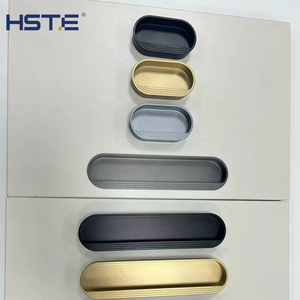 Poignée de tiroir encastrée minimaliste en aluminium pour meubles, armoire, commode, cuisine, vente en gros d'usine - Product Image 1
