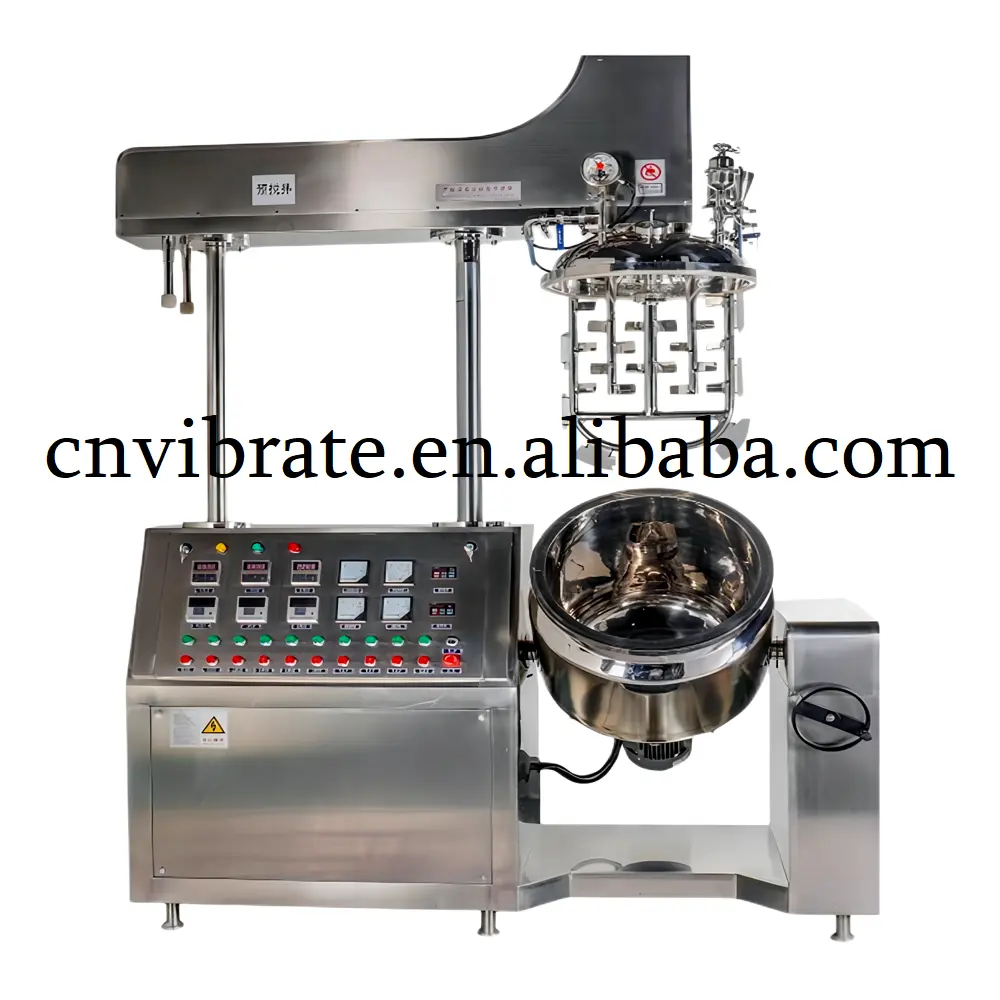 VBJX Stainless Steel Liquid Chocolate Honey Yogurt Ice Cream Spread Mixing Tank Machine Homogenizer With Agitator