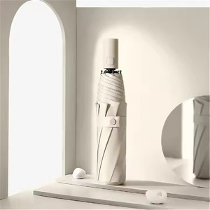 Nhỏ gọn di động tự động mở gần UPF 50 + UV bảo vệ ô Windproof không thấm nước gấp mặt trời mưa ô nhỏ - Product Image 3