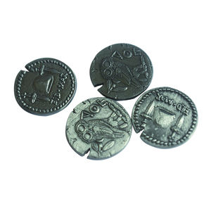 En gros Personnalisé <span class=keywords><strong>Rare</strong></span> <span class=keywords><strong>Métal</strong></span> Laiton Antique Or Argent Plaqué Pièces Pirats Souvenir Trésor Dollar Ancienne Pièce Antique De Collection - Product Image 1
