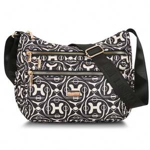 Large Capacity Waterproof Oxford Cloth Female Travel Bag Multi-Layer <b>Single</b> Shoulder Oblique Straddle <b>Flower</b> Design for Mother - Product Image 6