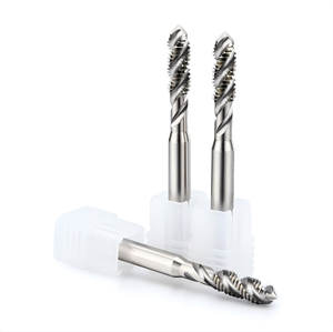 <span class=keywords><strong>Taraud</strong></span> de machine HSS à cannelures spirales, outil de taraudage à queue droite M2 M3 M4 M5 pour trous aveugles en alliage d'aluminium - Product Image 1