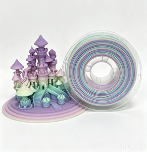 Filamento PLA Mate Arcoíris de 1.75mm, Material de Impresión 3D PLA con Degradado No Brillante para Impresora 3D FDM - Product Image 6