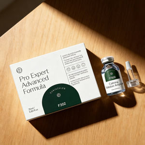 Set de Ampollas Calmantes V21 Pro Expert, Solución Intensiva para el Cuidado de Arrugas y Aclarado de la Piel para una Mayor Eficacia de Dispositivos Galvánicos y de Masaje - Product Image 1