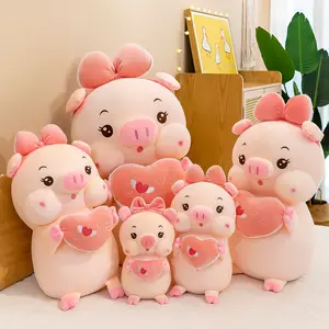 Muñecas de peluche de animales para niños, muñecos de peluche de animales de peluche kawaii, regalo del Día de San Valentín, 2022