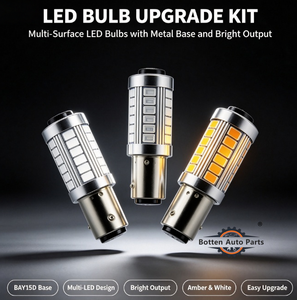 Nuove Lampadine <span class=keywords><strong>LED</strong></span> 33smd 5630 5730 1156 1157 BA15S <span class=keywords><strong>P21W</strong></span> 12V per Auto, Luci di Freno, <span class=keywords><strong>Retromarcia</strong></span> e Diurne, Accessorio - Product Image 1