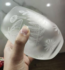 Vaso de Vidrio Esmerilado de 500 ml, Se Puede Grabar con Láser, Logotipo Personalizado, Patrón, Utilizado para Banquetes, Cerveza, Bebidas, Embalaje de Regalos - Product Image 2