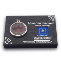 Vente chaude Quantum Science Émail Pendentif Charme Pierre De Lave Pendentifs avec Ions Négatifs Colliers