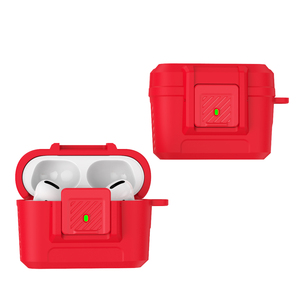 Étui Secure Lock Fit pour <span class=keywords><strong>Airpods</strong></span> Pro 2nd génération 2022 matériau TPU Clip de verrouillage sécurisé et couvercle de porte-clés - Product Image 5