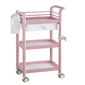 Carrito de Peluquería Plegable de Plástico para Hotel, Salón de Belleza y Spa - Mueble Comercial Contemporáneo - Product Image 2