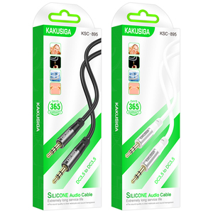 <span class=keywords><strong>สาย</strong></span>สัญญาณเสียงซิลิโคน KAKUSIGA ราคาส่ง 1 <span class=keywords><strong>เมตร</strong></span> หัวต่อ 3.5 มม. ชาย-ชาย สำหรับลำโพงรถยนต์และหูฟัง - Product Image 1