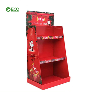 Présentoir de sol en carton ondulé personnalisé et écologique pour supermarché, recyclable, pour noix, pain, café, bonbons, aliments, chocolat, chips de pommes de terre - Product Image 4