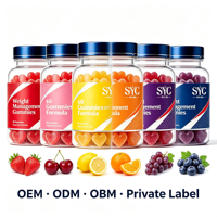 Gummies SYC BIO sans sucre pour la gestion du poids, 60 unités, avec mélatonine et L-théanine, soutien du sommeil et bien-être nocturne, santé quotidienne