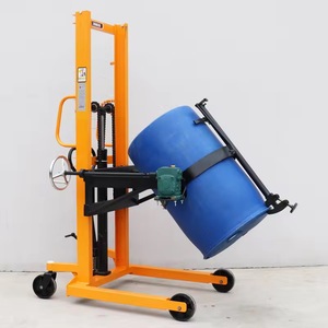En stock, neuf : Chariot <span class=keywords><strong>manuel</strong></span> basculant robuste pour fûts d'huile, transport facile pour la manutention des matériaux - Product Image 1