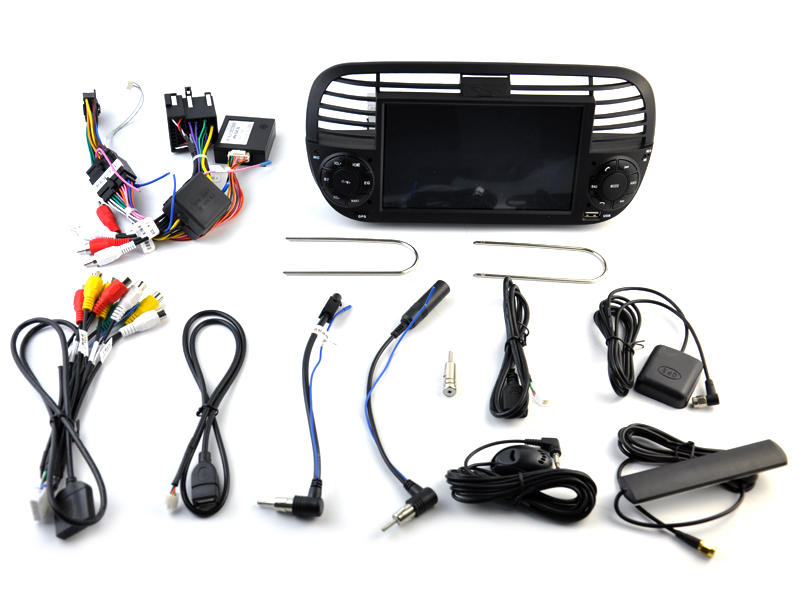 WITSON ANDROID 15カーオーディオプレーヤーFIAT 500カーGPS