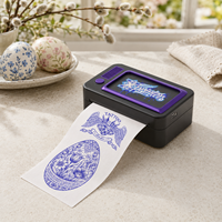 Xprinter MP03 Pembuat Stencil Tato Mini Portabel Tanpa Kabel Ringan 80mm untuk Hadiah DIY Paskah