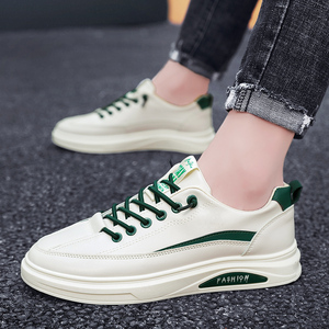 Groothandel Custom Hoge Kwaliteit Heren Luxe Pu Lederen Casual Schoenen Comfortabele Lichtgewicht Goedkope Heren Sneakers Heren Schoenen - Product Image 3