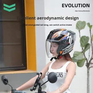 Casco Integral FOMOKER con Certificación 3C R05 para Hombre y Mujer, Equipo de Seguridad Universal de Espuma ABS para Motocicletas y Vehículos Eléctricos - Product Image 4