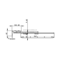 Support de siège de bateau réglable à 90 degrés en acier inoxydable, base carrée argentée pour yacht et camping-car