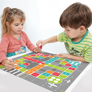 Precio barato Montessori Memory Match juego de ajedrez educativo colorido juego de dos jugadores Mini hoja de ajedrez volador de plástico - Product Image 2