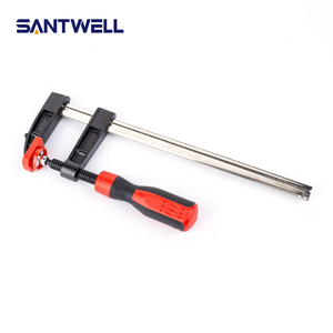 4 Inch Professional One-Handed Bar <b>Clamp</b> Heavy Duty Steel <b>Quick</b> Grip Trigger <b>Clamp</b> for Woodworking & Cabinet Assembly - Product Image 3