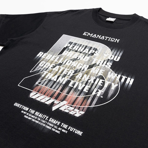 T-shirt court oversize personnalisé avec graphique streetwear tendance - Product Image 2