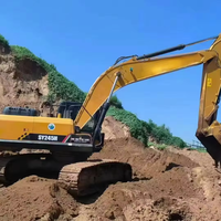 Excavatrice sur chenilles haute performance SY245H, excavatrice de 25 tonnes, pelleuse à haute efficacité