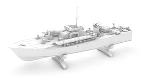 3Dプリントキット1/24 HMS MTB 234モーター魚雷ボート<span class=keywords><strong>RC</strong></span>キット - Product Image 6