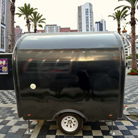 Chariot de remorque de cuisine de rue mobile personnalisé camion de restauration rapide aux normes américaines pour équipement de cuisson pour hot-dogs bonbons chips vinerie